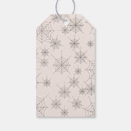 Essen Sie trinken und seien Sie Beängstigend Hallo Geschenkanhänger (Rückseite)