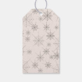 Essen Sie trinken und seien Sie Beängstigend Hallo Geschenkanhänger (Rückseite)