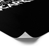 Essen Sie trinken und seien Sie Beängstigend. Poster (Ecke)