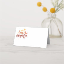 Essen Sie trinken und seien Sie dankbar Erntedank