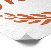 Essen Sie trinken und seien Sie dankbar Fall Ernte Poster (Ecke)