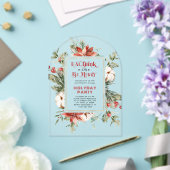 Essen Sie trinken und seien Sie froh, hässliche We Acryleinladungen (Insitu (Hochzeit))