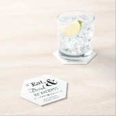 Essen Sie trinken und seien Sie froh Retro, Weihna Untersetzer (Vor Ort)