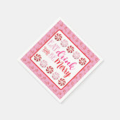 Essen Sie trinken und seien Sie froh Serviette (Ecke)