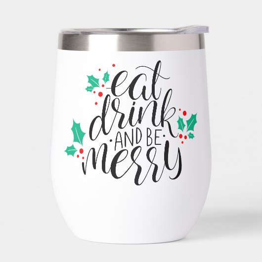 Essen Sie trinken und seien Sie fröhlich. (Links)