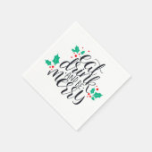 Essen Sie trinken und seien Sie fröhlich. Serviette (Ecke)