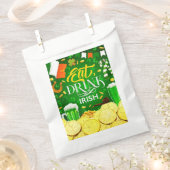 Essen Sie trinken und seien Sie irisch Gefallen Ta Geschenktütchen (Ausgeschnitten)