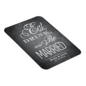 Essen Sie trinken und Verheiratet sein Magnet (Rechte Seite)