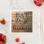 Essen Sie trinken und Verheiratet sein Serviette (Beispiel)