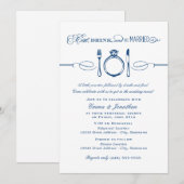 Essen Sie trinken und Verheiratete Probe Einladung (Vorne/Hinten)