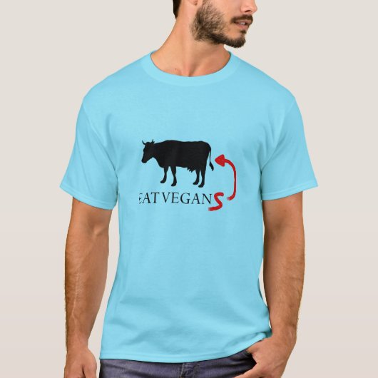 Essen Sie Veganen T - Shirt (Vorderseite)