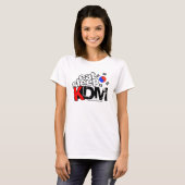 Essen Sie weibliches angepasstes des Schlaf-KDM T-Shirt (Vorne ganz)