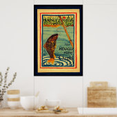 Essen Sie weniger Fleisch, um unser Viehplakat Ret Poster (Küche)