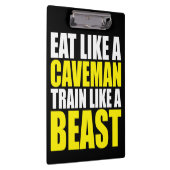 Essen Sie wie ein Caveman, trainieren Sie wie ein  Klemmbrett (Rechts)