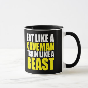 Essen Sie wie ein Caveman, trainieren Sie wie ein Tasse