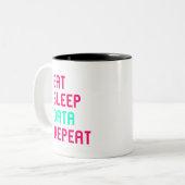 Essen Sie Zweifarbige Tasse (Vorderseite Links)