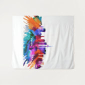 Essen Skyline Wandteppich (Vorderseite (Horizontal))