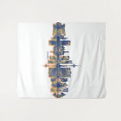 Essen Skyline Wandteppich (Vorderseite (Horizontal))