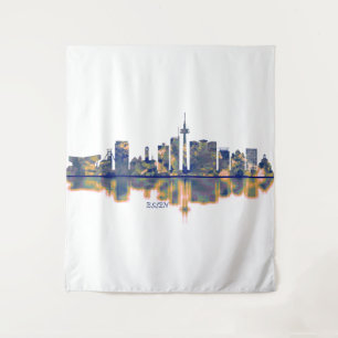 Essen Skyline Wandteppich