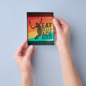 Essen Sleep Ace Wiederholung Retro Flyer (Gruppe)