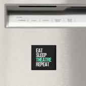 Essen Sleep Acter Wiederholung lustige Schauspiele Magnet (In Situ (Geschirrspüler))