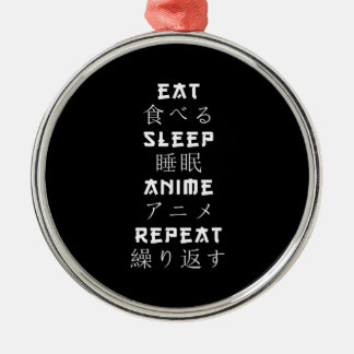 Essen Sleep Anime Wiederholung japanische Manga Lo Ornament Aus Metall