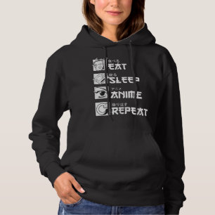 Essen Sleep Anime Wiederholung Shirt, lustige japa Hoodie