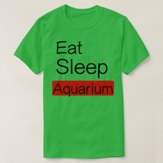 Essen Sleep Aquarium Ts T-Shirt (Design vorne)