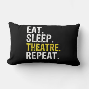 Essen Sleep Atre Wiederholung Schauspieler Geschen Lendenkissen