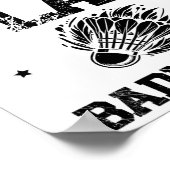 Essen Sleep Badminton Repeat Shuttle Racket Poster (Ecke)