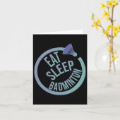 Essen Sleep Badminton Wiederholung 1 Karte (Gelbe Blume)