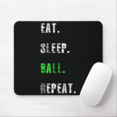 Essen Sleep Ball Wiederholung Basketball Geschenk Mousepad (Mit Mouse)