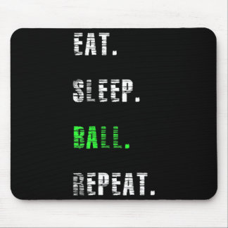 Essen Sleep Ball Wiederholung Basketball Geschenk Mousepad