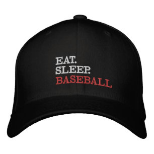 Essen Sleep Baseball Bestickte Baseballkappe