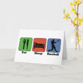 Essen Sleep Baseball Karte (Gelbe Blume)