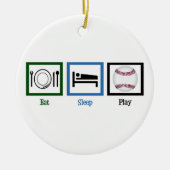 Essen Sleep Baseball Keramikornament (Vorne)