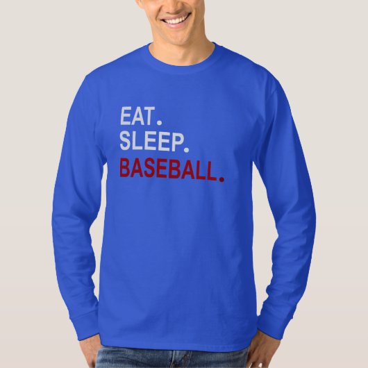 Essen Sleep Baseball T-Shirt (Vorderseite)