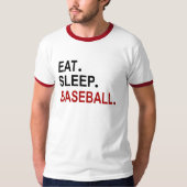 Essen Sleep Baseball T-Shirt (Vorderseite)
