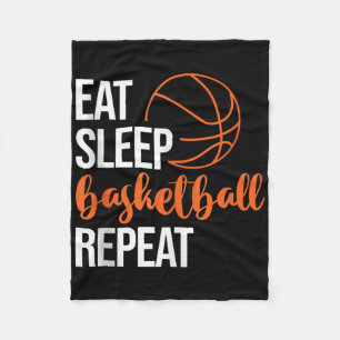 Essen Sleep Basketball Wiederholen Spaß Sport Moti Fleecedecke