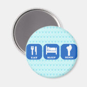 Essen Sleep Benin Magnet (Vorderseite/Rückseite)