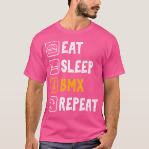 Essen Sleep Bmx Wiederholung Bike Bmx Rider T-Shirt