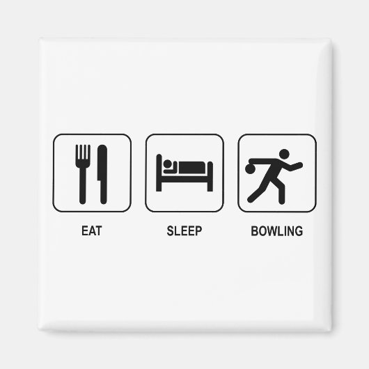 Essen Sleep Bowling Magnet (Vorne)