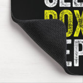 Essen Sleep Boxing Wiederholen Boxer Fighter Fight Mousepad (Ecke)