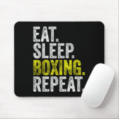 Essen Sleep Boxing Wiederholen Boxer Fighter Fight Mousepad (Mit Mouse)