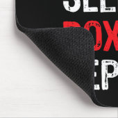 Essen Sleep Boxing Wiederholen Boxing Player Funny Mousepad (Ecke)
