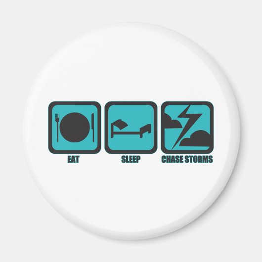 Essen Sleep Chase Storms Magnet (Vorne)