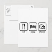 Essen Sleep Chef Postkarte (Vorne/Hinten)