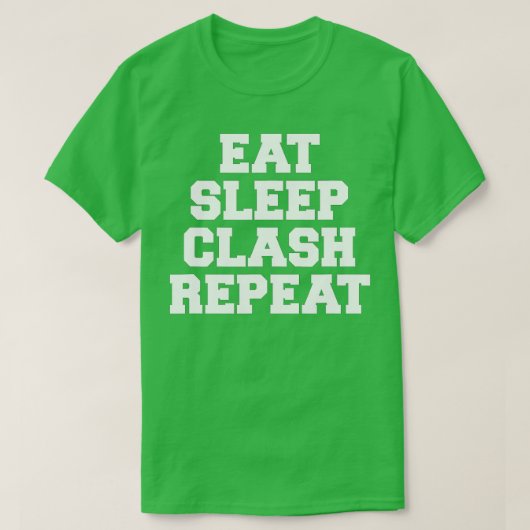 Essen Sleep Clash Wiederholung Geschenk für Royale T-Shirt (Design vorne)