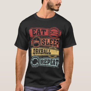 Essen Sleep Corkball Wiederholung T-Shirt