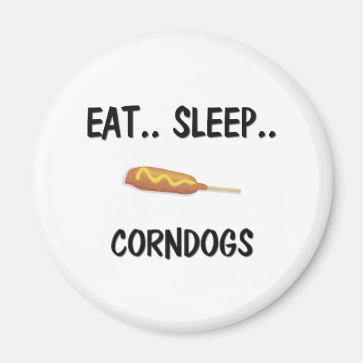 Essen Sleep CORNDOGS Magnet (Vorne)